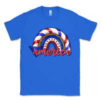 True Royal America rainbow Classic Tee - texasbilliewilder