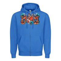 True Royal mom american football Zipper Hoodie - Zillion Design Studio