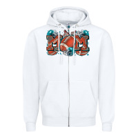 White mom american football Zipper Hoodie - Zillion Design Studio