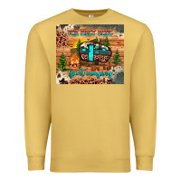 Antique Gold the best days are spent camping Premium Sweatshirt - JahusDesignShop