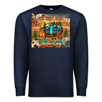 Navy the best days are spent camping Premium Sweatshirt - JahusDesignShop