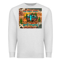Oatmeal Heather the best days are spent camping Premium Sweatshirt - JahusDesignShop
