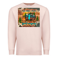 Pale Pink the best days are spent camping Premium Sweatshirt - JahusDesignShop