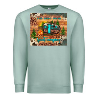 Seafoam the best days are spent camping Premium Sweatshirt - JahusDesignShop