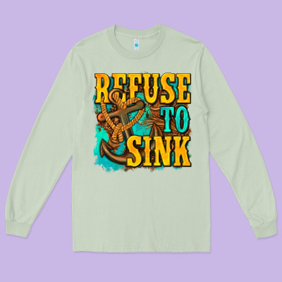 Long Sleeve Tee refuse to sink western