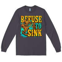 Smoke refuse to sink western Long Sleeve Tee - texasbilliewilder