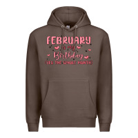 Coffee february is my birthday yes the whole month malia Premium Hoodie - MaliasSmallBusiness
