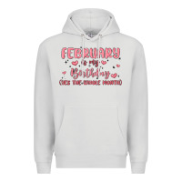 Dove Grey february is my birthday yes the whole month malia Premium Hoodie - MaliasSmallBusiness