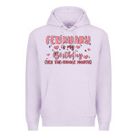 Lilac february is my birthday yes the whole month malia Premium Hoodie - MaliasSmallBusiness