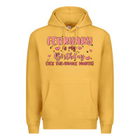 Mustard february is my birthday yes the whole month malia Premium Hoodie - MaliasSmallBusiness
