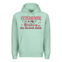 Seafoam february is my birthday yes the whole month malia Premium Hoodie - MaliasSmallBusiness
