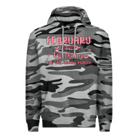 Slate Camo february is my birthday yes the whole month malia Premium Hoodie - MaliasSmallBusiness