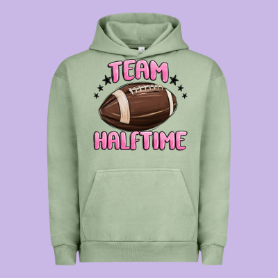 Team Halftime Football Urban Hoodie Designed By Maliassmallbusiness