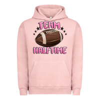 Pigment Salmon team halftime football Urban Hoodie - MaliasSmallBusiness