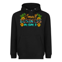 Black small business mama Heavyweight Hoodie - HRA Design Shop