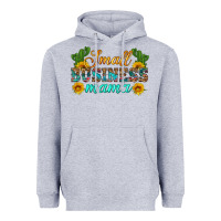 Heather Grey small business mama Heavyweight Hoodie - HRA Design Shop