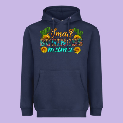 Small Business Mama Heavyweight Hoodie Designed By Hra Design Shop