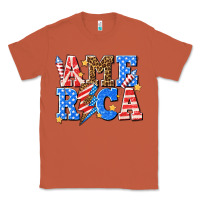 Copper America with lightning bolt Classic Tee - texasbilliewilder