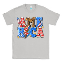 Moon Dust America with lightning bolt Classic Tee - texasbilliewilder