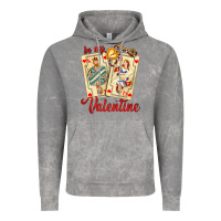 Cloud Rock be my valentine with playing cards and key Vintage Hoodie - AdoDesignShop