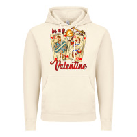 Vintage Artic be my valentine with playing cards and key Vintage Hoodie - AdoDesignShop