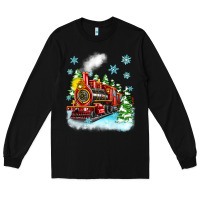 Black christmas polar express Long Sleeve Tee - Zillion Design Studio