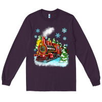 Plum christmas polar express Long Sleeve Tee - Zillion Design Studio