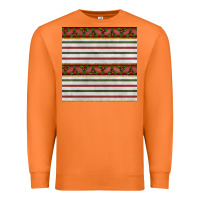 Carrot christmas mistletoe and stripes seamless pattern Premium Sweatshirt - BundleAndBundleShop