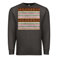 Smoke christmas mistletoe and stripes seamless pattern Premium Sweatshirt - BundleAndBundleShop