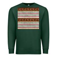 Sports Green christmas mistletoe and stripes seamless pattern Premium Sweatshirt - BundleAndBundleShop