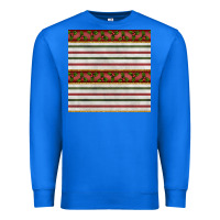 True Royal christmas mistletoe and stripes seamless pattern Premium Sweatshirt - BundleAndBundleShop