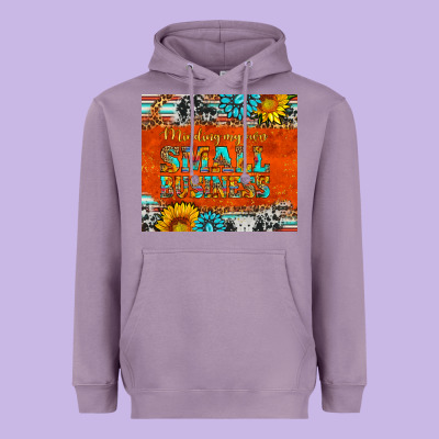Minding My Own Small Business Heavyweight Hoodie Designed By Hra Design Shop