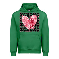 Emerald xoxo heart valentine's day Urban Hoodie - MaliasSmallBusiness
