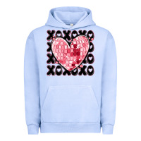 Pigment Grape Ice xoxo heart valentine's day Urban Hoodie - MaliasSmallBusiness