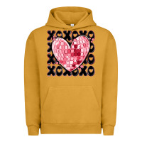 Pigment Peanut Butter xoxo heart valentine's day Urban Hoodie - MaliasSmallBusiness
