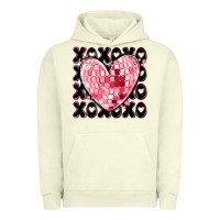 Pigment Pistachio xoxo heart valentine's day Urban Hoodie - MaliasSmallBusiness