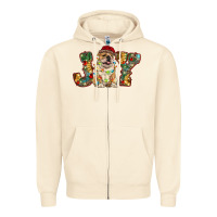 Sandshell bulldog christmas joy Zipper Hoodie - RanaPortraitStore