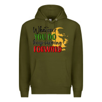 Army Green whatever you do keep moving forward martin luther Premium Hoodie - MaliasSmallBusiness