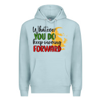 Blue Mist whatever you do keep moving forward martin luther Premium Hoodie - MaliasSmallBusiness