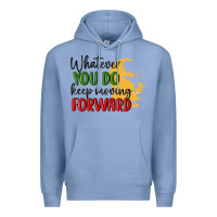 Colony Blue whatever you do keep moving forward martin luther Premium Hoodie - MaliasSmallBusiness