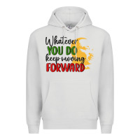 Dove Grey whatever you do keep moving forward martin luther Premium Hoodie - MaliasSmallBusiness