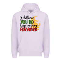 Lilac whatever you do keep moving forward martin luther Premium Hoodie - MaliasSmallBusiness