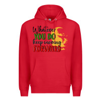 Red whatever you do keep moving forward martin luther Premium Hoodie - MaliasSmallBusiness