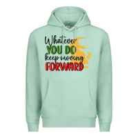 Seafoam whatever you do keep moving forward martin luther Premium Hoodie - MaliasSmallBusiness