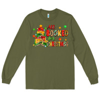 Army Green all booked for christmas Long Sleeve Tee - Zillion Design Studio