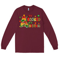 Burgundy all booked for christmas Long Sleeve Tee - Zillion Design Studio