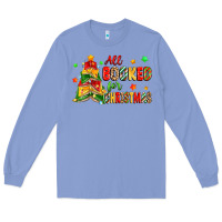 Colony Blue all booked for christmas Long Sleeve Tee - Zillion Design Studio
