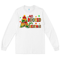 White all booked for christmas Long Sleeve Tee - Zillion Design Studio