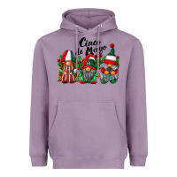 Lavender cinco de mayo mexican flag gnomes Heavyweight Hoodie - RacoonDesign
