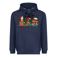 Navy cinco de mayo mexican flag gnomes Heavyweight Hoodie - RacoonDesign